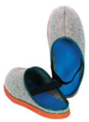 Filzpantoffel Überschuh